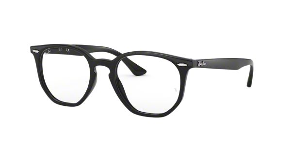 RX7151: Shop Ray-Ban Black Geometric Eyeglasses at LensCrafters