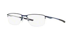 OX3218 Socket 5.5: Shop Oakley Blue Semi-Rimless Eyeglasses at LensCrafters