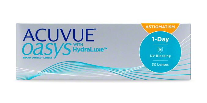 1 Day Acuvue Oasys For Astigmatism 30 Pack Contact Lenses