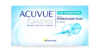 ACUVUE OASYS® Brand Contact Lenses 2-Week for PRESBYOPIA, 6-Pack $59.99