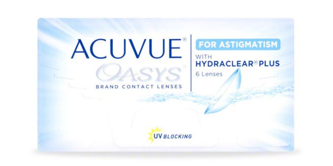 Acuvue Oasys For Astigmatism 6 Contact Lenses