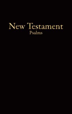 KJV Economy New Testament with Psalms, Black Trade Paper