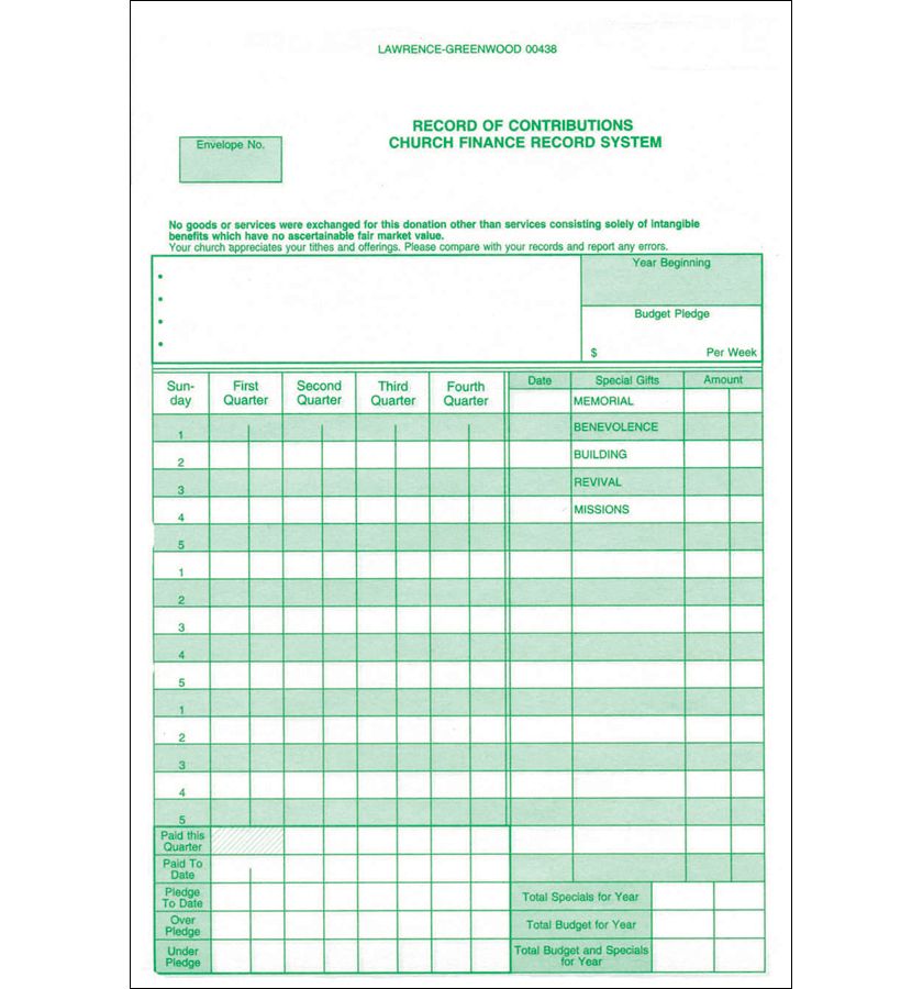 record-of-contributions-church-finance-record-system-package-of-100-lifeway