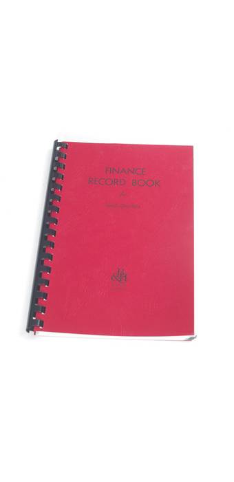 Finance record book for small churches - Concordia Supply