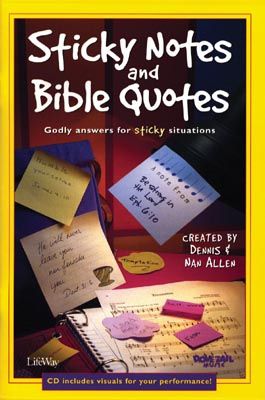 Sticky Notes and Bible Quotes CD Lifeway