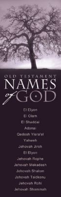 Names Of God Old Testament Bookmark Pkg 25 General Worship Lifeway - roblox badges and names old testament