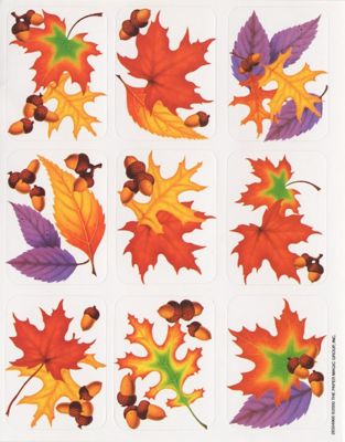 FALL LEAVES STICKERS - Lifeway
