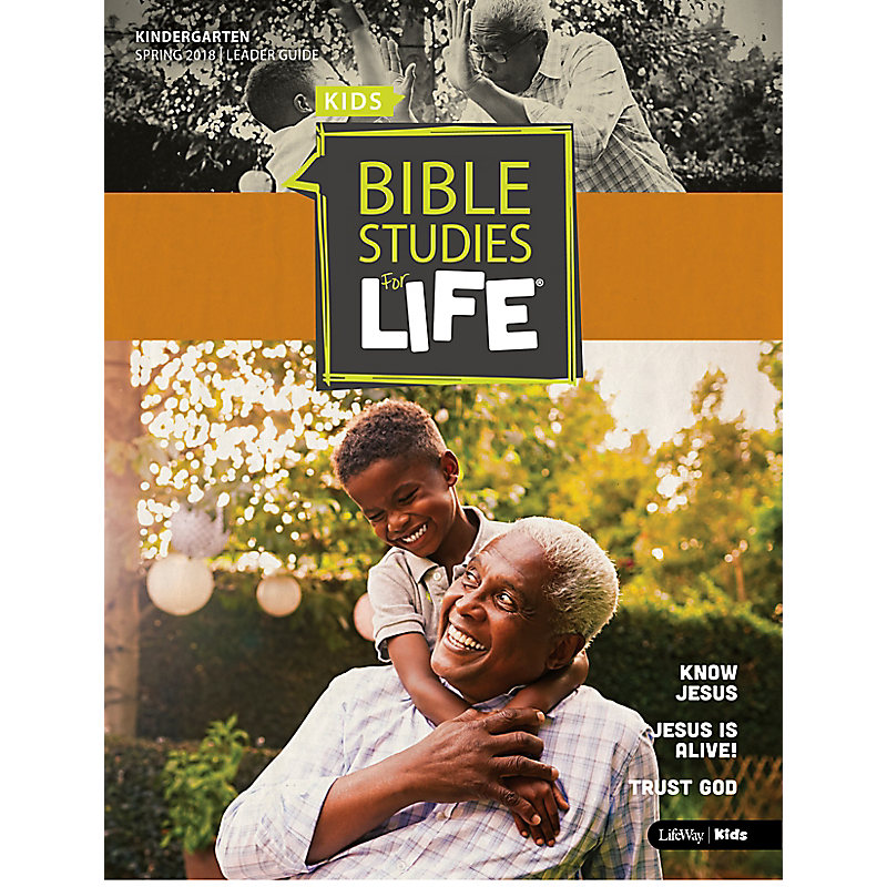 Bible Studies For Life: Kindergarten Leader Guide  Spring 2018