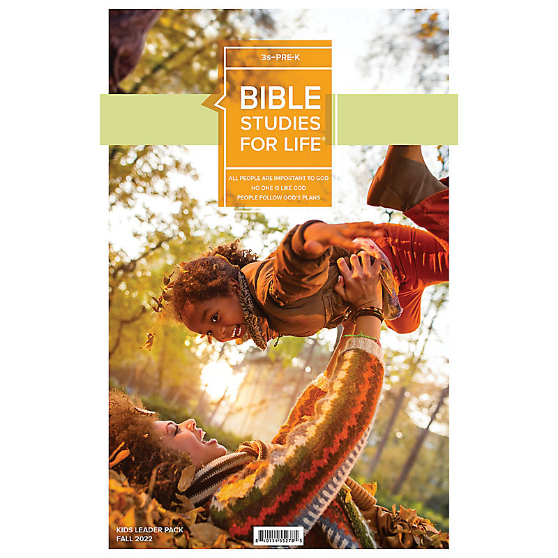 Bible Studies For Life: 3s–Pre-K Leader Pack Fall 2022