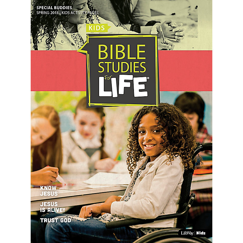 Bible Studies For Life: Kids Special Buddies Kids Activity Pages   Spring 2018