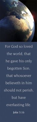 General Worship Bookmark: John 3:16-KJV (Package of 25) | Lifeway