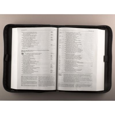 Stand Out Products Lux-Leather Bible Cover, Black, Large