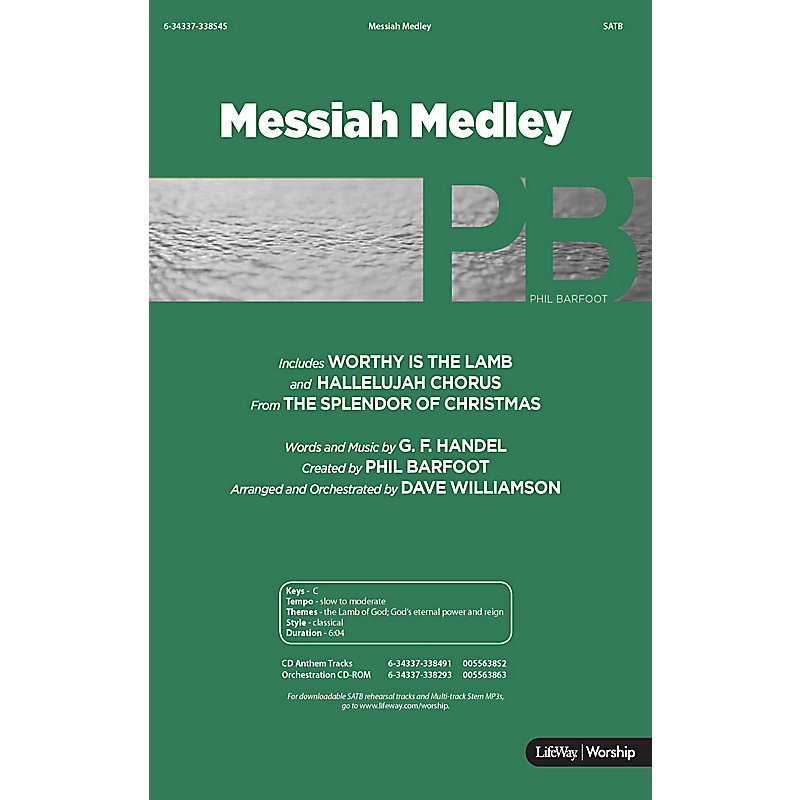 Messiah Medley - Downloadable Bass Rehearsal Track
