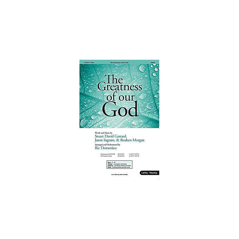 The Greatness of Our God - Anthem Accompaniment CD