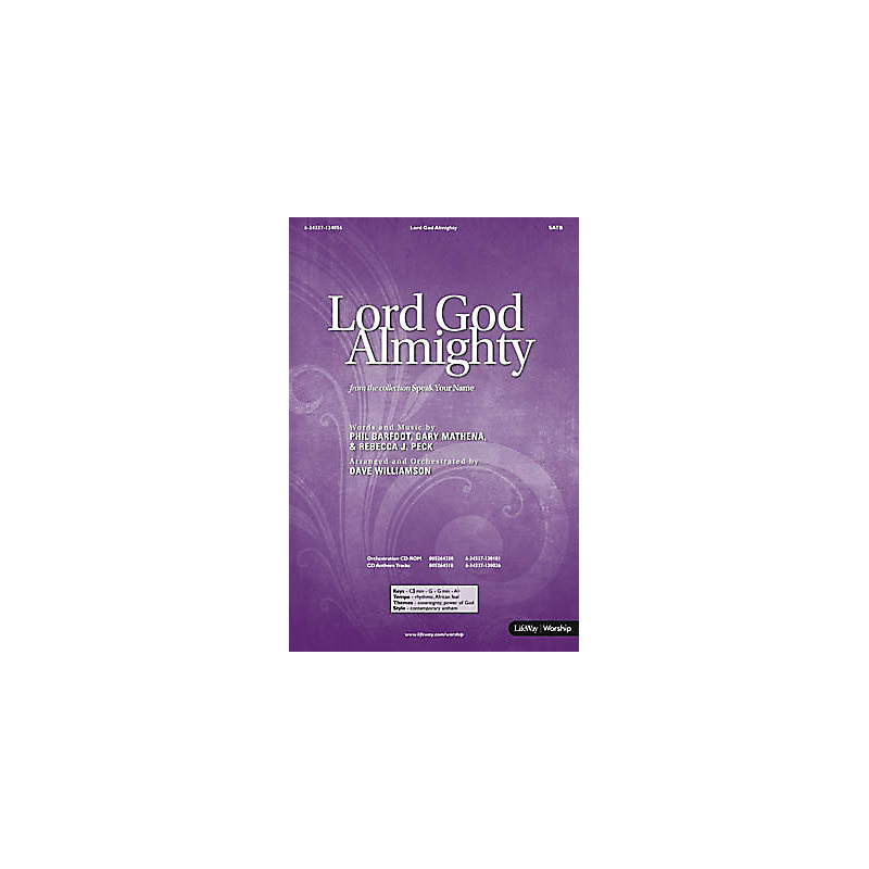 Lord God Almighty - Orchestration CD-ROM (PDF)
