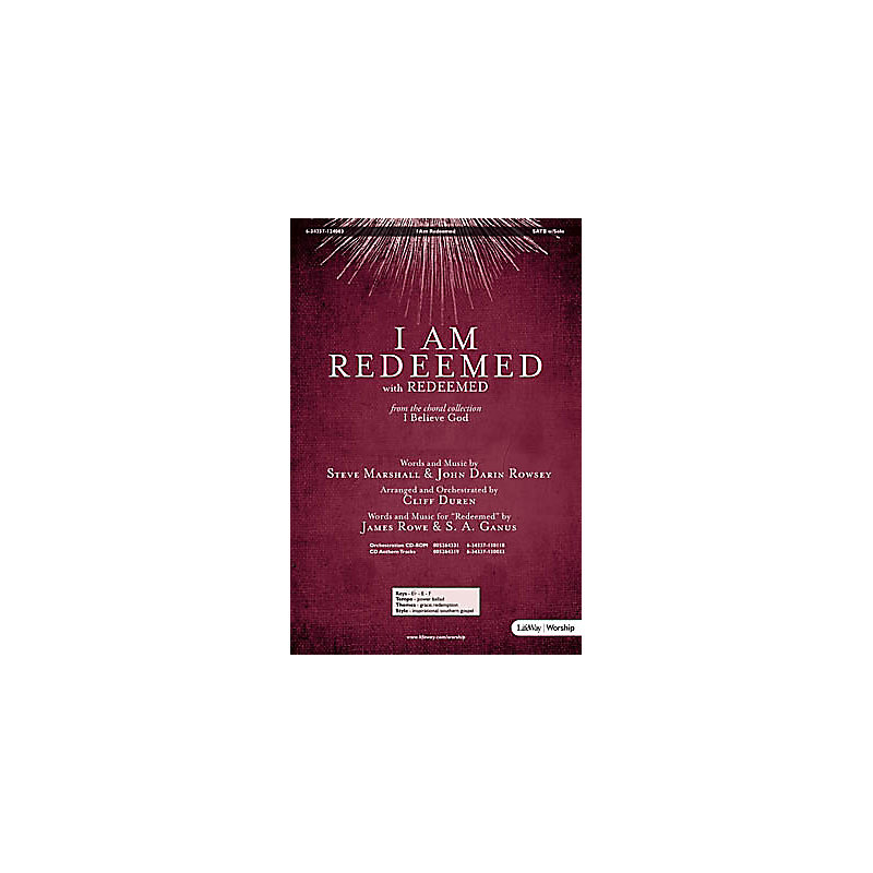 I Am Redeemed - Orchestration CD-ROM (PDF)