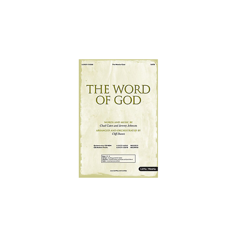 The Word of God - Orchestration CD-ROM (PDF)