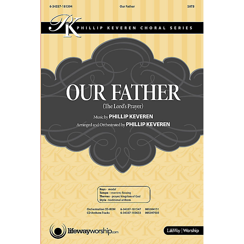 Our Father (The Lord's Prayer) - Anthem Accompaniment CD