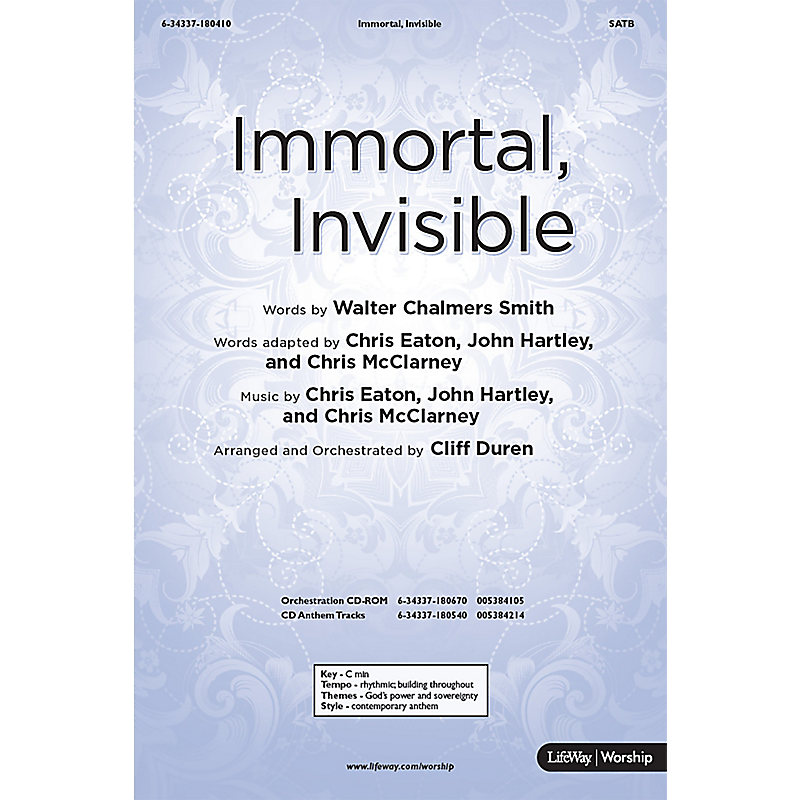 Immortal, Invisible - Downloadable Anthem (Min. 10)