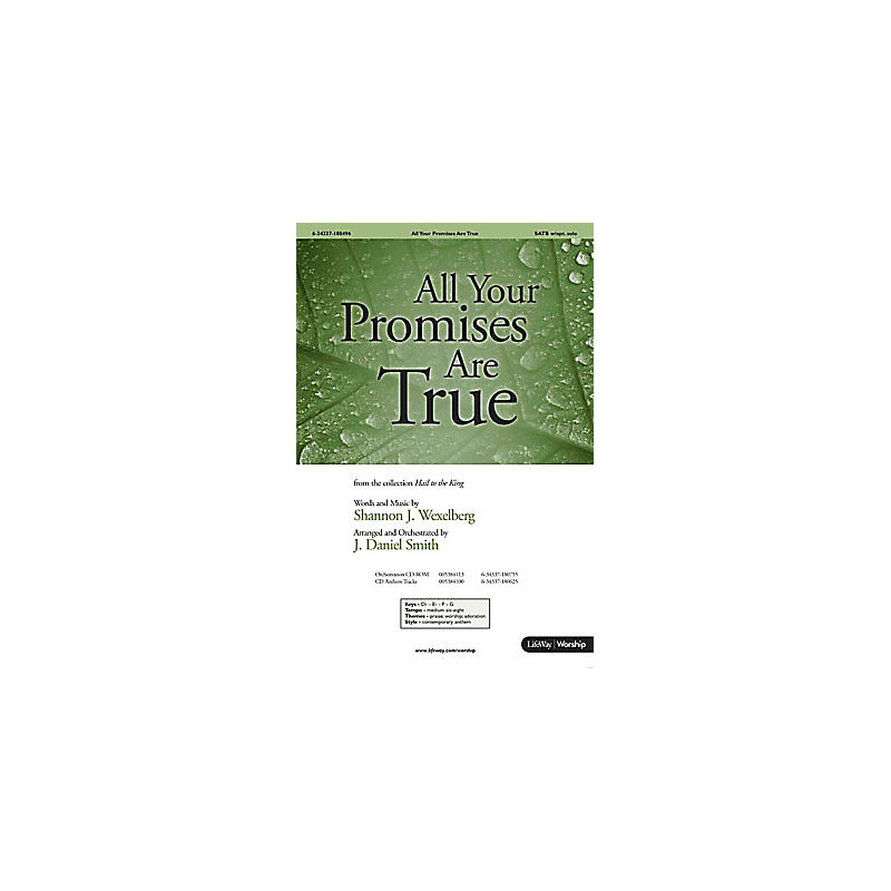 All Your Promises Are True - Downloadable Split-Track Accompaniment Track