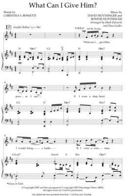 What Can I Give Him? Downloadable SATB Anthem Lifeway