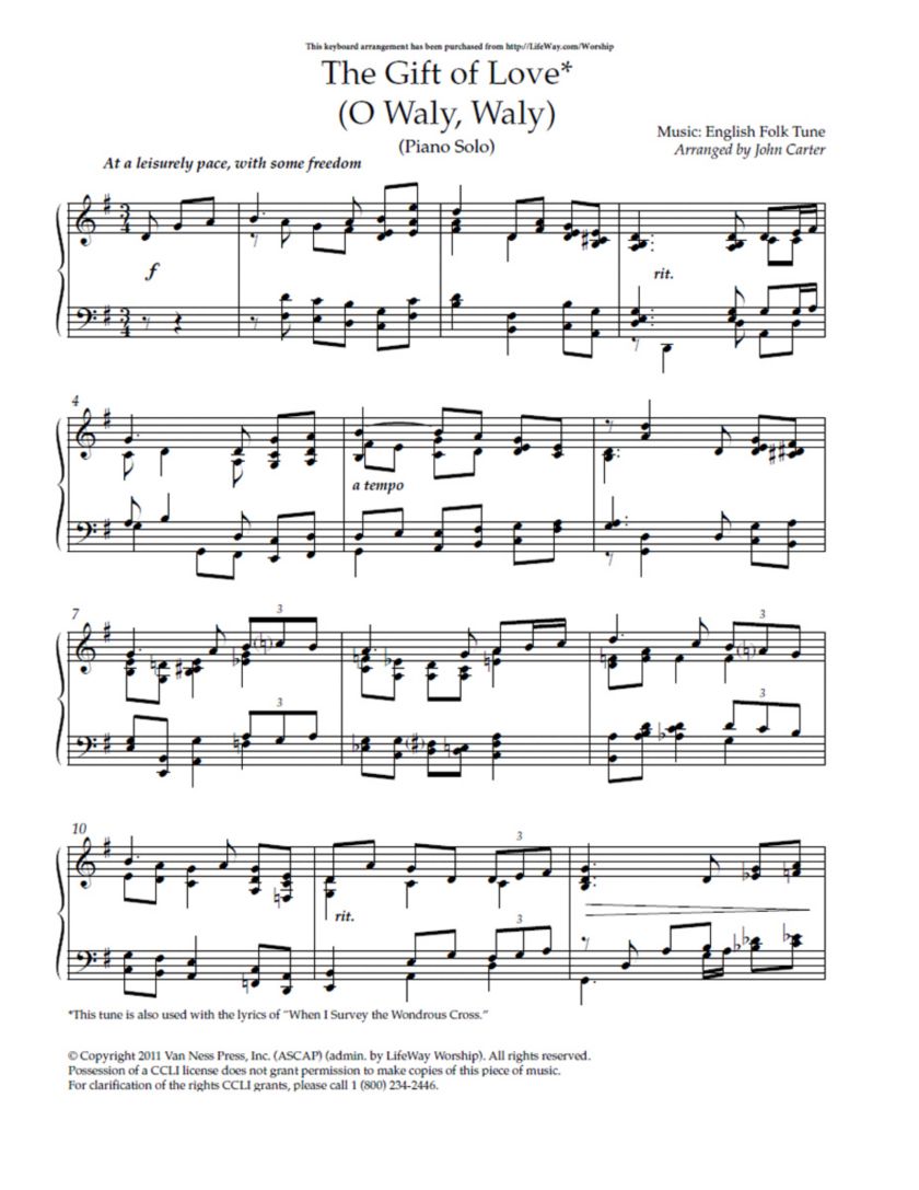 Summer Love sheet music for piano solo (PDF) v2
