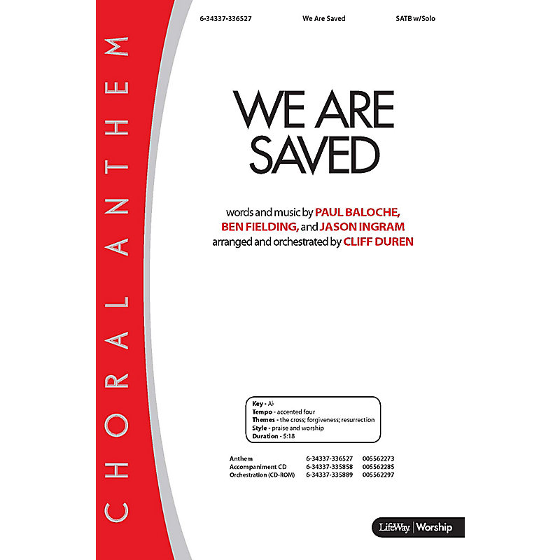 We Are Saved - Downloadable Stem Tracks