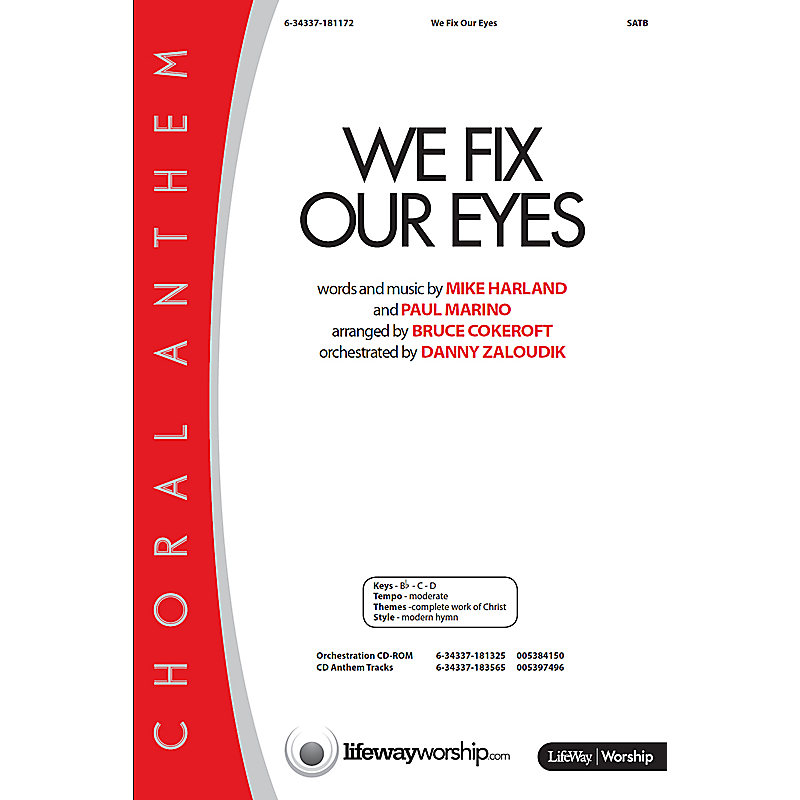 We Fix Our Eyes - Downloadable Split-Track Accompaniment Track