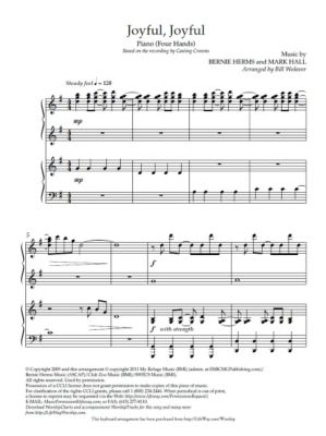 Joyful, Joyful - Downloadable Keyboard Arrangement - Lifeway