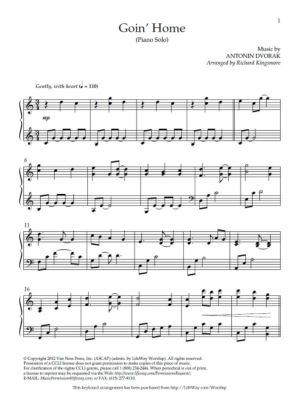 Goin' Home - Downloadable Keyboard Arrangement | Lifeway