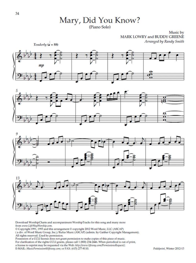 So Long, Mary Sheet Music