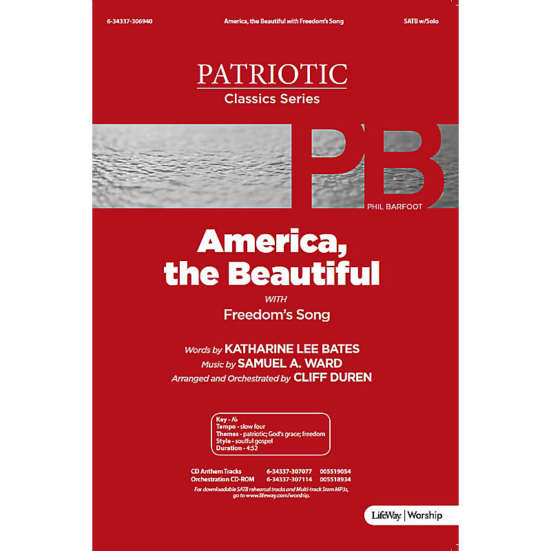 America the Beautiful with Freedom's Song - Downloadable Tenor Rehearsal Track