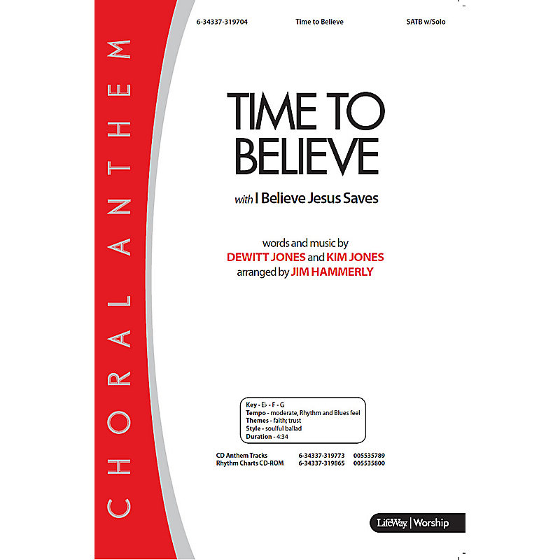 Time to Believe with I Believe Jesus Saves - Downloadable Orchestration