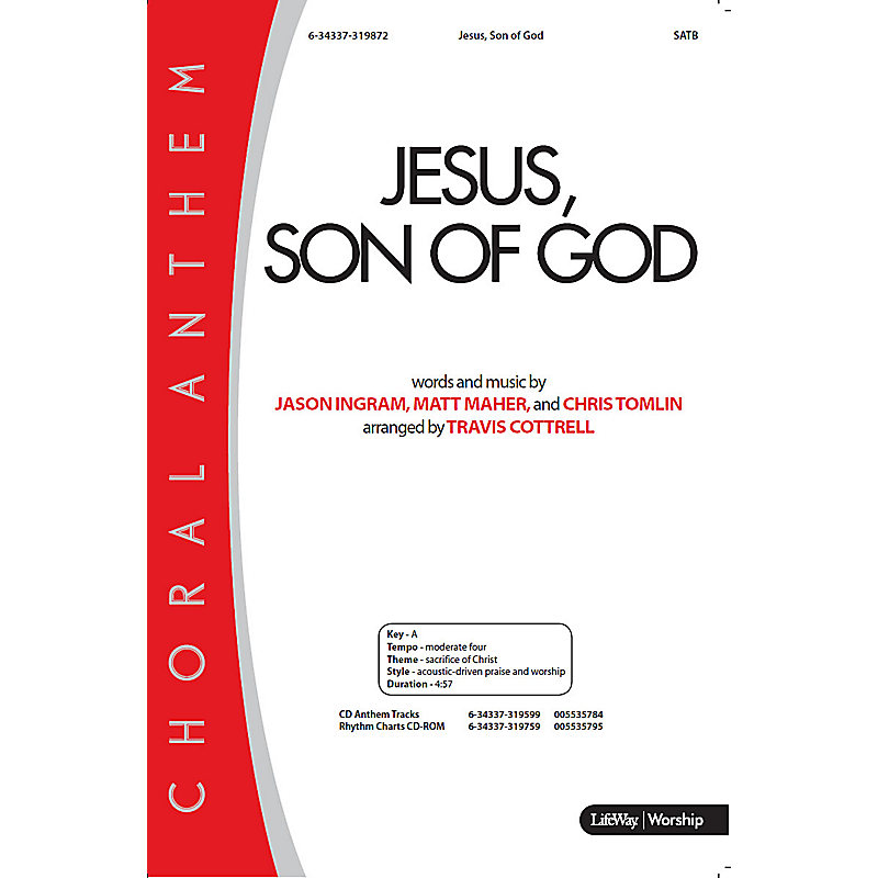 Jesus, Son of God - Anthem Accompaniment CD