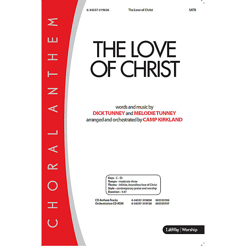 The Love of Christ - Anthem Accompaniment CD
