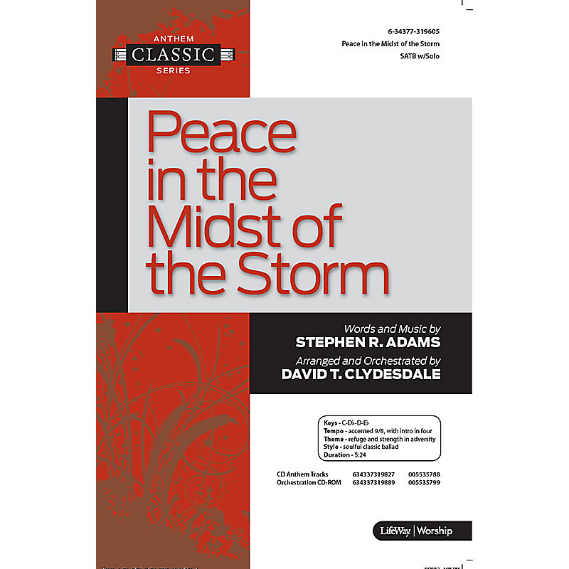 Peace in the Midst of the Storm - Orchestration CD-ROM