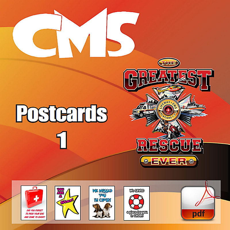 CMS The Greatest Rescue Ever - Downloadable Postcards #1