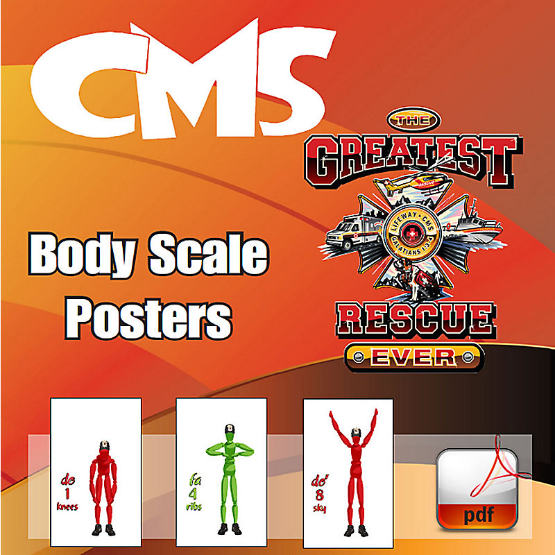 CMS The Greatest Rescue Ever - Downloadable Body Scale Posters