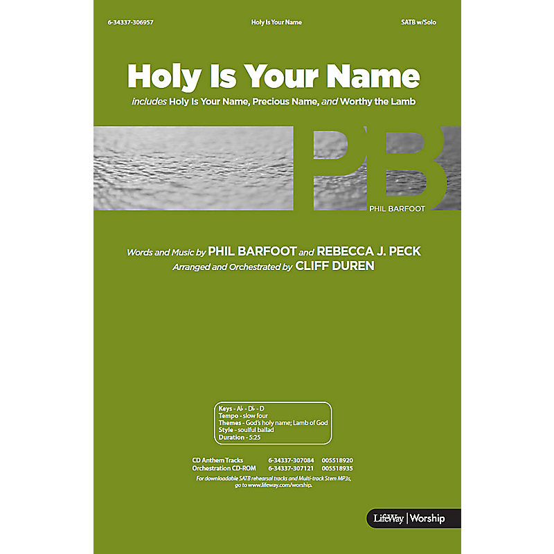 Holy Is Your Name - Downloadable Stem Tracks