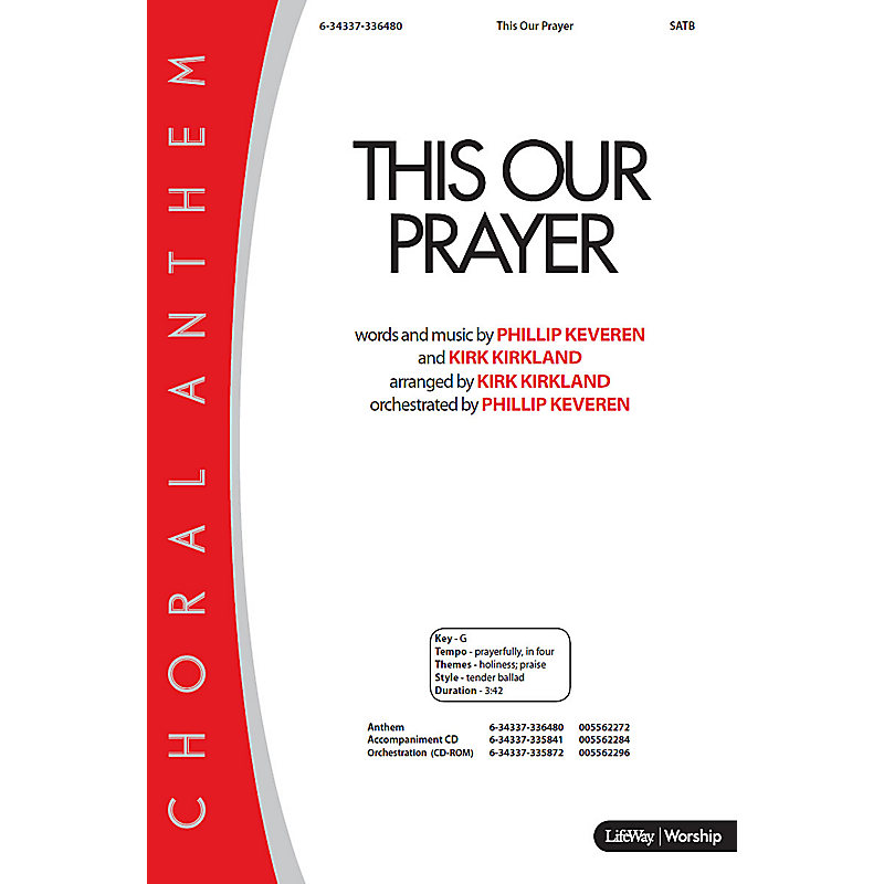 This Our Prayer - Anthem Accompaniment CD