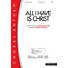 All I Have Is Christ - Rhythm Charts CD-ROM