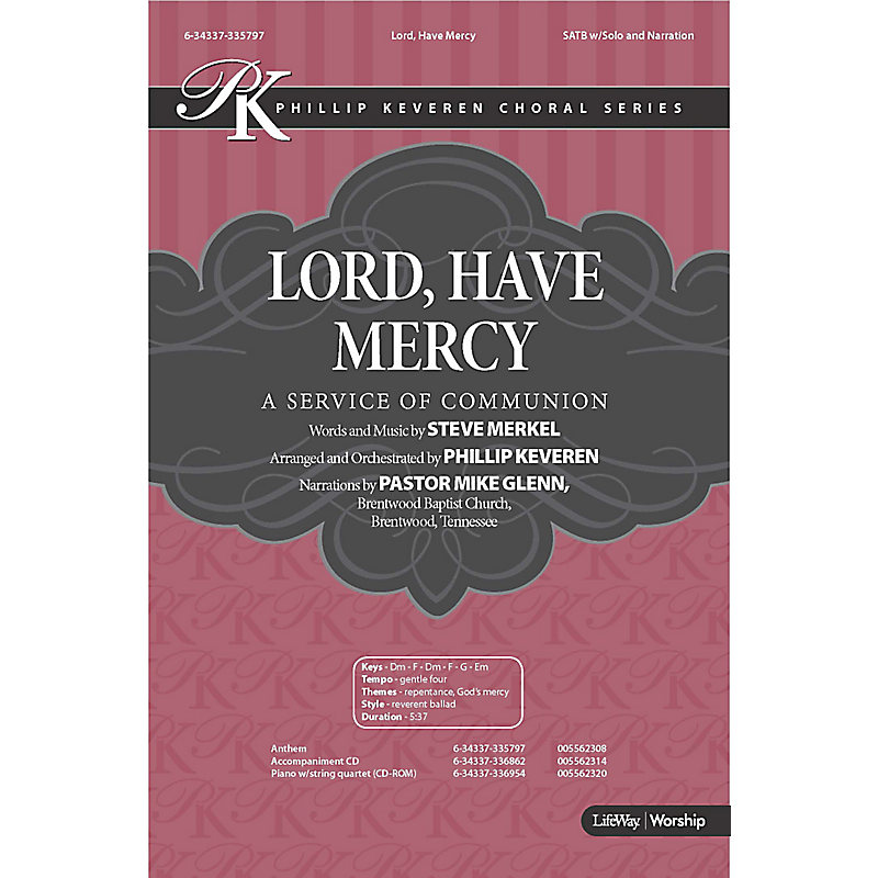 Lord Have Mercy - Anthem Accompaniment CD