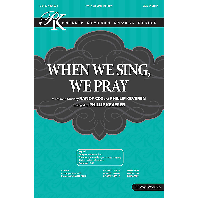When We Sing, We Pray - Rhythm/Violin CD-ROM