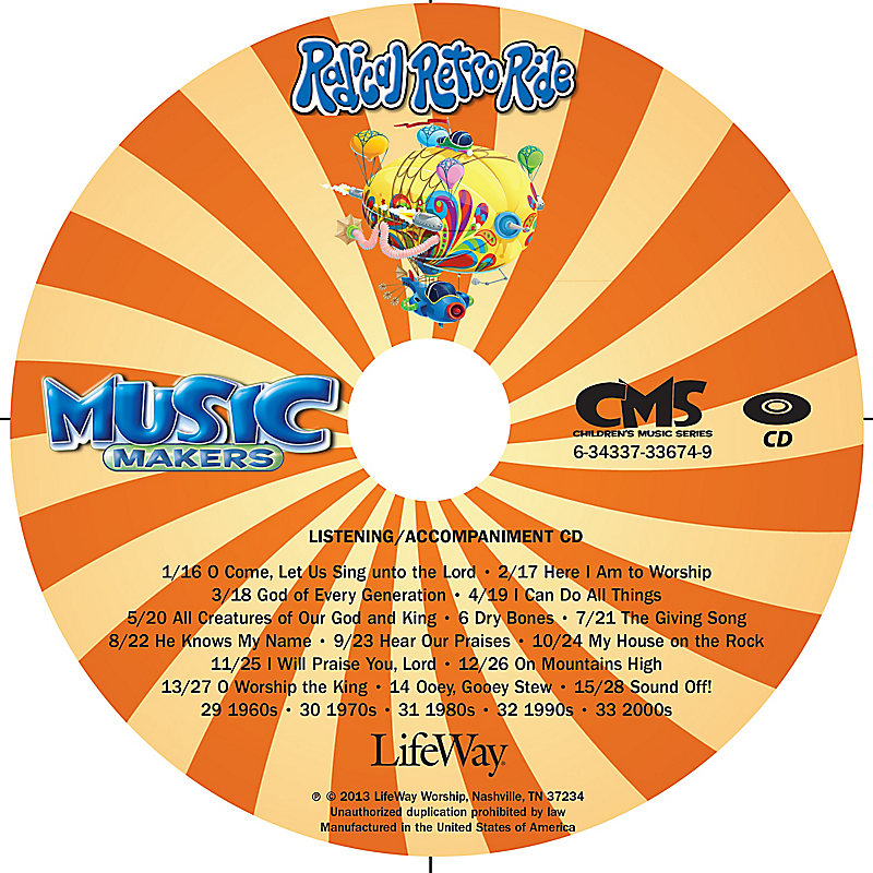 Music Makers: Radical Retro Ride - Accompaniment CD