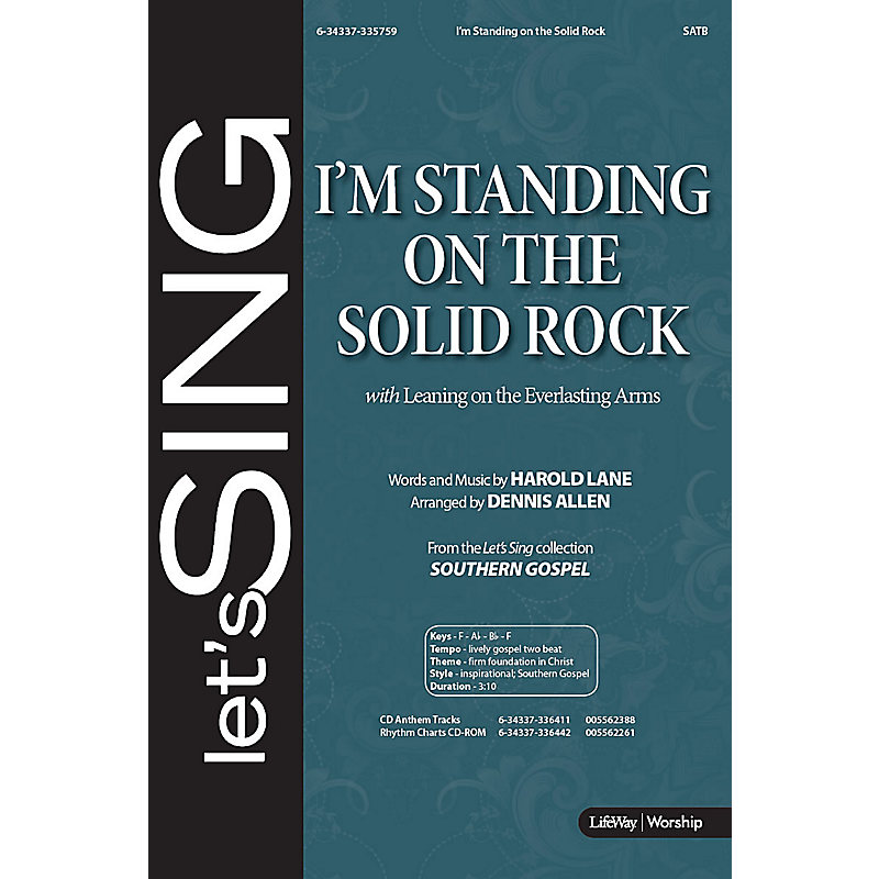I'm Standing on the Solid Rock - Anthem Accompaniment CD