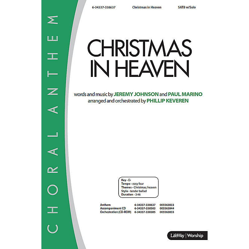 Christmas in Heaven - Anthem Accompaniment CD