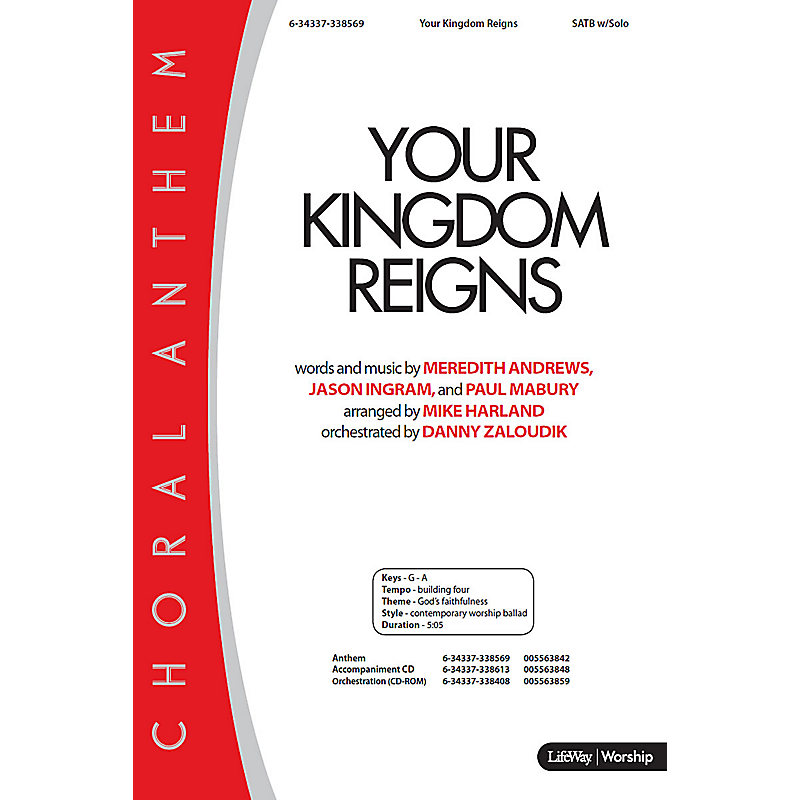 Your Kingdom Reigns - Orchestration CD-ROM
