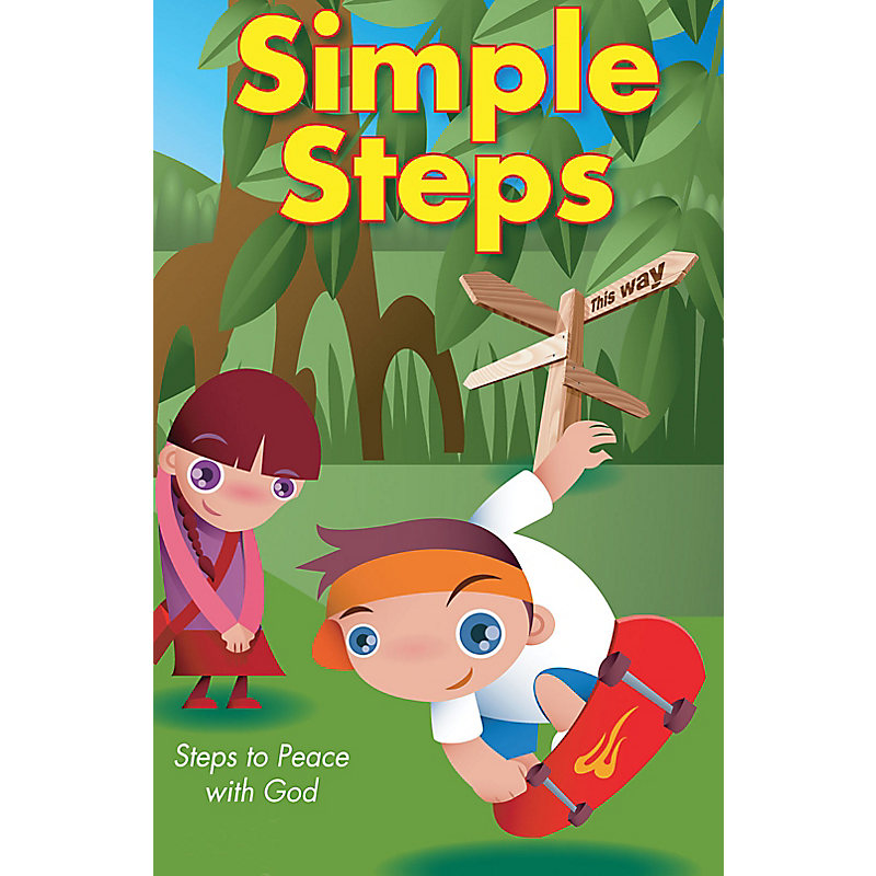 Simple Steps to Peace with God (ATS) Tract (Pack of 25)
