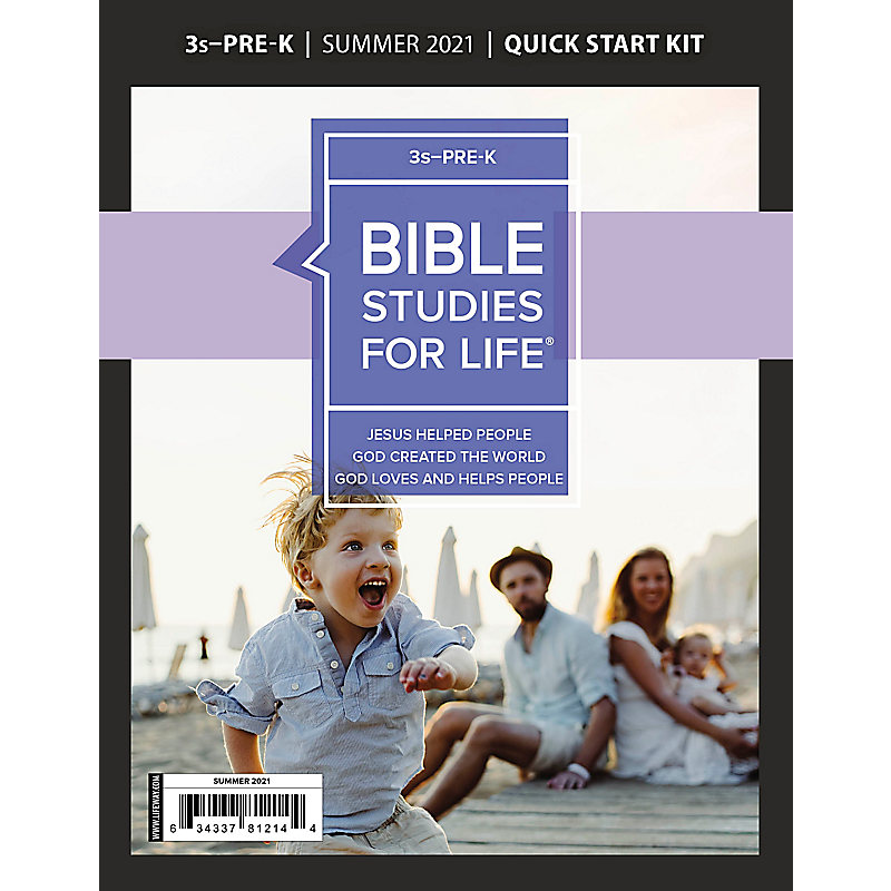 Bible Studies For Life: 3s–Pre-K Quick Start Kit Summer 2021