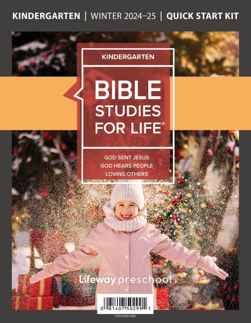 Bible Studies For Life: Kindergarten Quick Start Kit Winter 2025 | Lifeway